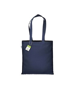 Shopper in cotone biologico 220 g/m2, manici lunghi e soffietto Handle Shopper in cotone biologico 220 g/m2, manici lunghi e soffietto Handle