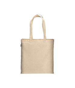 Shopper in cotone biologico 220 g/m2, manici lunghi e soffietto Handle Shopper in cotone biologico 220 g/m2, manici lunghi e soffietto Handle