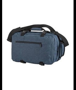 Zaino/borsoncino porta PC (15")  in poliestere 600D melange.