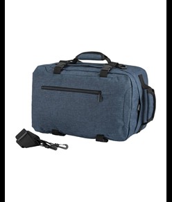 Zaino/borsoncino porta PC (15")  in poliestere 600D melange.