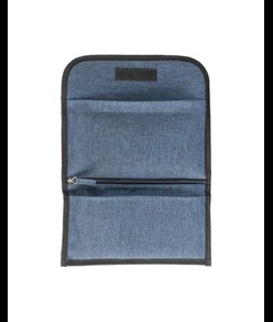 Busta porta documenti viaggio in poliestere 600D melange