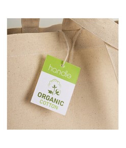 Shopper in cotone biologico 220 g/m2, con manici lunghi e soffietto alla base Handle Shopper in cotone biologico 220 g/m2, con manici lunghi e soffietto alla base Handle