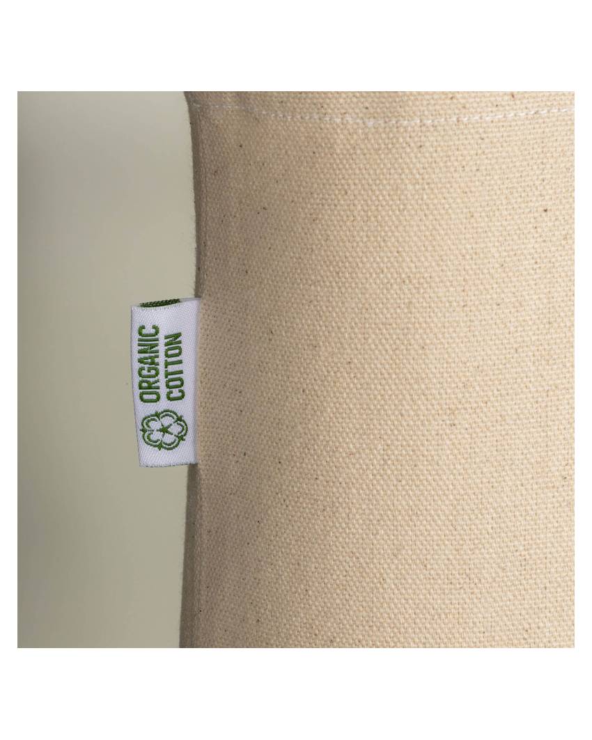 Shopper in cotone biologico 220 g/m2, con manici lunghi e soffietto alla base Handle