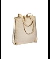 Zainetto in cotone 135 g/m2, con chiusura a strozzo e manici Handle