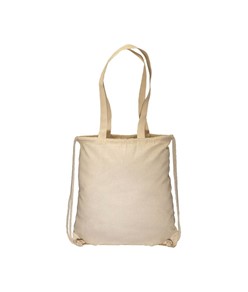 Zainetto in cotone 135 g/m2, con chiusura a strozzo e manici Handle Zainetto in cotone 135 g/m2, con chiusura a strozzo e manici Handle