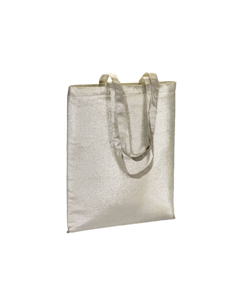 Shopper in policotone brillante 90 g/m2, manici lunghi Handle