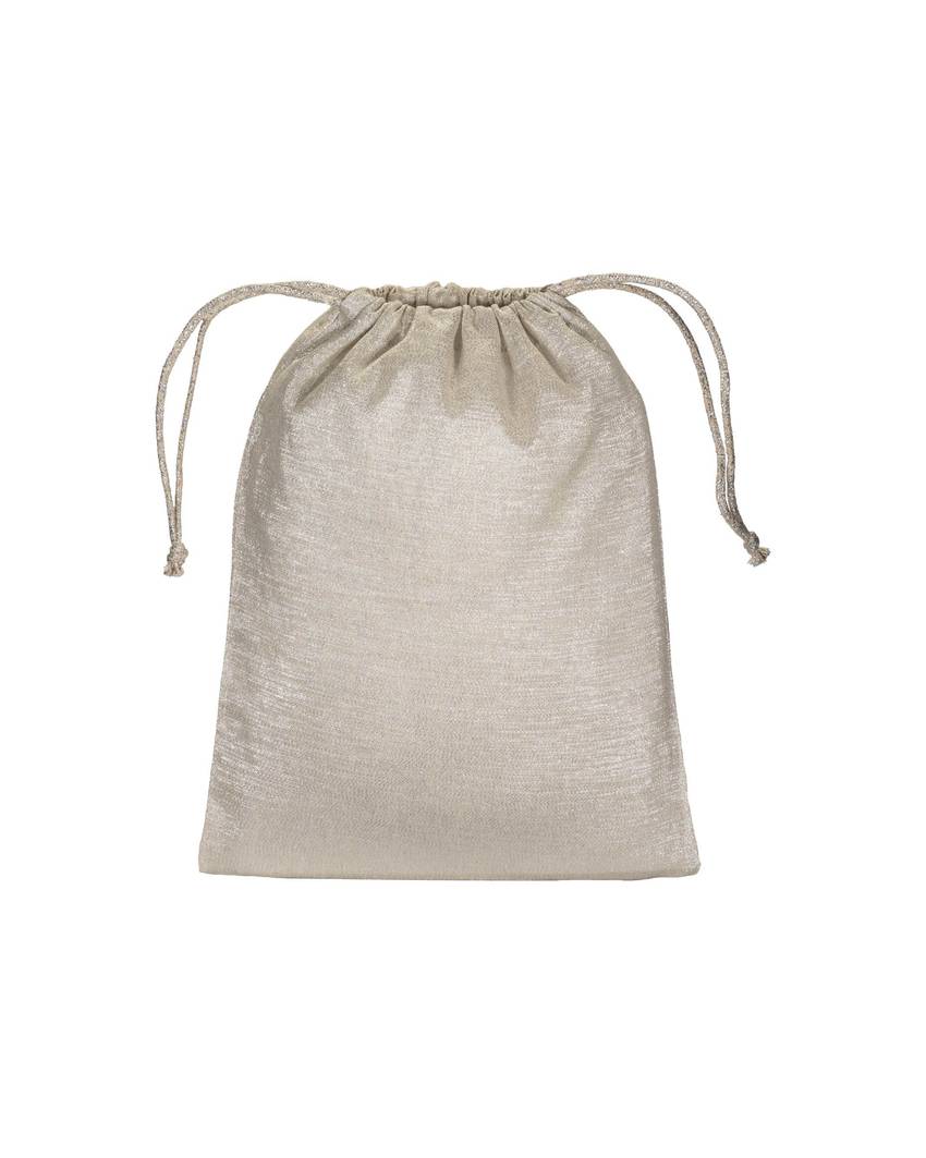 Sacchetto regalo in policotone brillante 90 g/m2 con chiusura a strozzo Handle