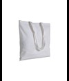 Borsa shopper in cotone riciclato 120 g/m2, manici lunghi Handle