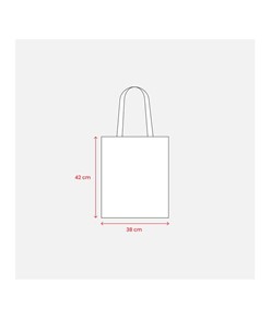 Borsa shopper in cotone riciclato 120 g/m2, manici lunghi Handle Borsa shopper in cotone riciclato 120 g/m2, manici lunghi Handle