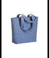 Shopper con soffietto in cotone riciclato 280 g/m2 Handle