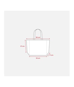 Shopper con soffietto in cotone riciclato 280 g/m2 Handle Shopper con soffietto in cotone riciclato 280 g/m2 Handle