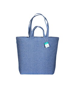 Shopper con soffietto alla base in cotone riciclato 280 g/m2, con doppi manici Handle Shopper con soffietto alla base in cotone riciclato 280 g/m2, con doppi manici Handle