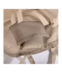 Shopper con soffietto alla base in cotone riciclato 280 g/m2, con doppi manici Handle Shopper con soffietto alla base in cotone riciclato 280 g/m2, con doppi manici Handle