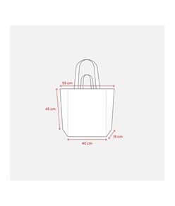 Shopper con soffietto alla base in cotone riciclato 280 g/m2, con doppi manici Handle Shopper con soffietto alla base in cotone riciclato 280 g/m2, con doppi manici Handle
