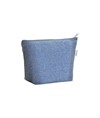 Beauty case in cotone riciclato 280 g/m2 con cerniera e soffietto alla base Beauty case in cotone riciclato 280 g/m2 con cerniera e soffietto alla base