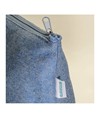 Beauty case in cotone riciclato 280 g/m2 con cerniera e soffietto alla base Beauty case in cotone riciclato 280 g/m2 con cerniera e soffietto alla base