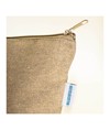 Beauty case in cotone riciclato 280 g/m2 con cerniera e soffietto alla base Beauty case in cotone riciclato 280 g/m2 con cerniera e soffietto alla base