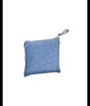Beauty case/ porta monete in cotone riciclato 280 g/m2, con zip