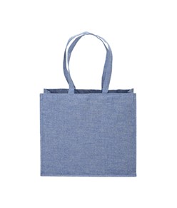 Shopper in cotone riciclato 120 g/m2 con interno laminato in PP Handle Shopper in cotone riciclato 120 g/m2 con interno laminato in PP Handle