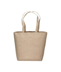 Shopper in cotone riciclato 120 g/m2 con interno laminato in PP Handle Shopper in cotone riciclato 120 g/m2 con interno laminato in PP Handle
