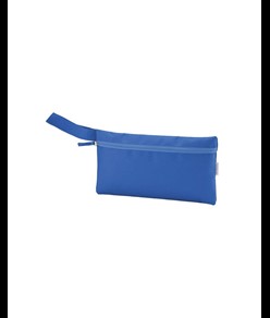 Porta documenti in poliestere riciclato R-PET con chiusura con zip e pratica maniglia