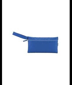 Porta documenti in poliestere riciclato R-PET con chiusura con zip e pratica maniglia