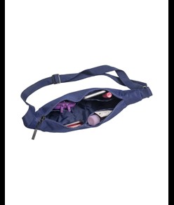 Borsa/marsupio in poliestere riciclato R-PET con tracolla regolabile