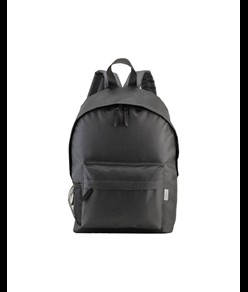 Zaino in poliestere riciclato R-PET con tasca esterna con cerniera