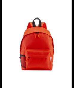 Zaino in poliestere riciclato R-PET con tasca esterna con cerniera