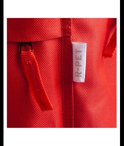 Zaino in poliestere riciclato R-PET con tasca esterna con cerniera