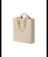 Shopper con soffietto in cotone  220 g/m2, con doppi manici Handle