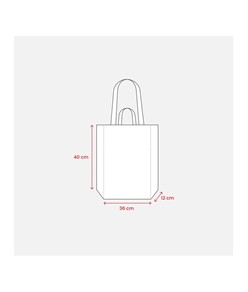 Shopper con soffietto in cotone  220 g/m2, con doppi manici Handle Shopper con soffietto in cotone  220 g/m2, con doppi manici Handle