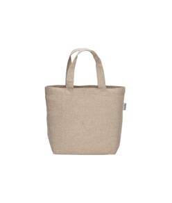 Shopper in cotone riciclato  150 g/m2 con manici corti Handle Shopper in cotone riciclato  150 g/m2 con manici corti Handle