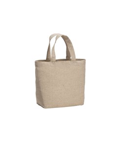 Shopper in cotone riciclato  150 g/m2 con manici corti Handle Shopper in cotone riciclato  150 g/m2 con manici corti Handle
