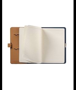 Cartella porta blocco A5 in R-PET con gancio di chiusura in metallo