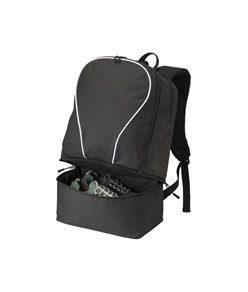 Zaino sport in poliestere, spallacci regolabili e vano porta scarpe imbottito Zaino sport in poliestere, spallacci regolabili e vano porta scarpe imbottito