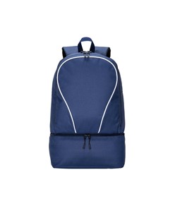 Zaino sport in poliestere, spallacci regolabili e vano porta scarpe imbottito Zaino sport in poliestere, spallacci regolabili e vano porta scarpe imbottito