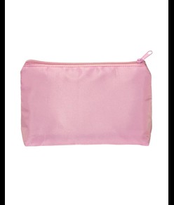 Beauty case in morbido poliestere. Chiusura con zip e fodera interna