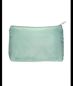 Beauty case in morbido poliestere. Chiusura con zip e fodera interna