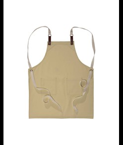 Grembiule da cucina  in cotone 280 g/m2 con 2 tasche frontali, cinghie in PU regolabili.
