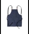 Grembiule da cucina regolabile  in cotone denim con 2 tasche frontali.