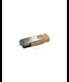 Chiavetta USB 8 GB girevole in Bambù/Metallo.