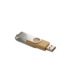 Chiavetta USB 8 GB girevole in Bambù/Metallo. Chiavetta USB 8 GB girevole in Bambù/Metallo.