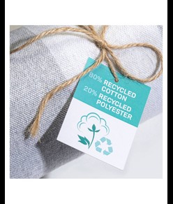 Telo mare/pareo  in cotone riciclato  da 180 gr/m2 con frange, misura 90x170 cm