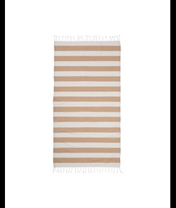 Telo mare/pareo  in cotone riciclato  da 180 gr/m2 con frange, misura 90x170 cm