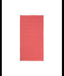 Telo mare/pareo  in cotone riciclato  da 180 gr/m2 con frange, misura 90x170 cm