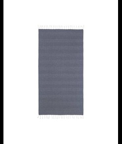 Telo mare/pareo  in cotone riciclato  da 180 gr/m2 con frange, misura 90x170 cm