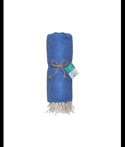 Telo mare/pareo  in cotone riciclato  da 180 gr/m2 con frange, misura 90x170 cm