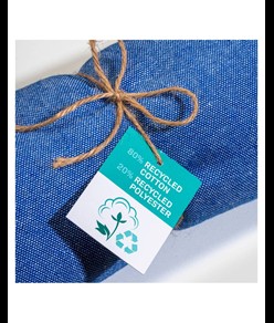 Telo mare/pareo  in cotone riciclato  da 180 gr/m2 con frange, misura 90x170 cm