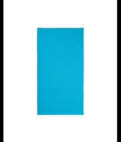 Telo mare/pareo  in cotone riciclato  da 180 gr/m2 con frange, misura 90x170 cm